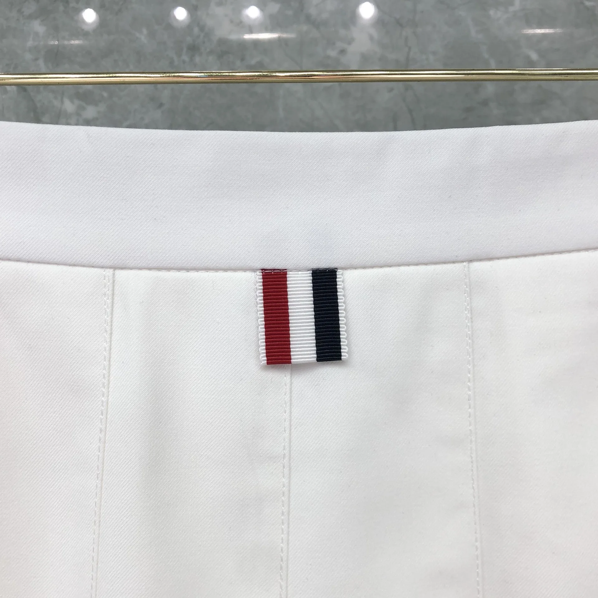 

TB THOM BULUO Brand Skirts Women High Waist Slim Skirts Above Knee Mini Skirt White Casual Summer Short Pleated Skirt