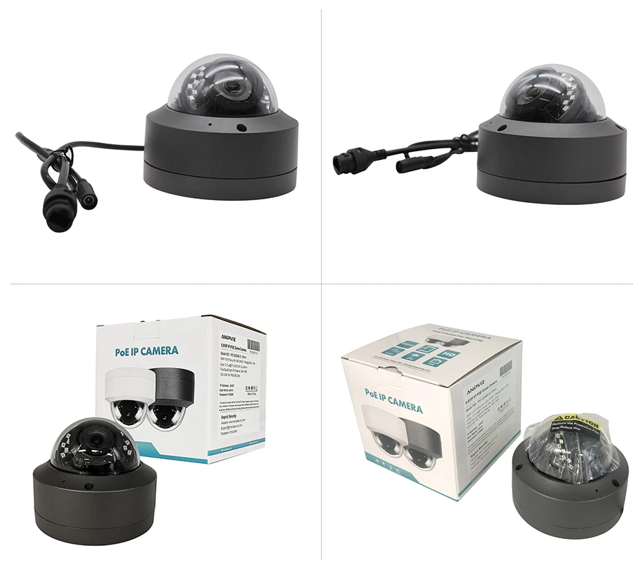 IP камера безопасности Anpviz 8 Мп POE ONVIF DHCP IP66 ночное видение ИК 30 м H.265 P2P|Камеры