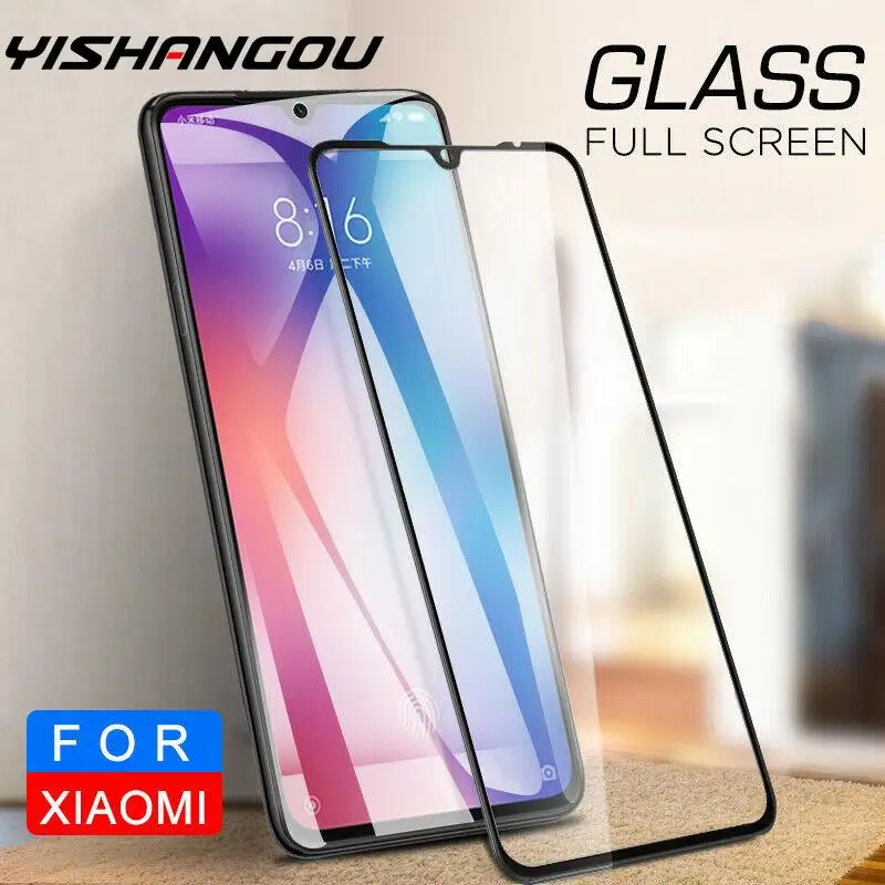 Полное покрытие закаленное стекло для Xiaomi Mi 10T Pro Poco X3 M3 Note10 9T Lite Redmi Note 9 9S 8 8T K40 9A