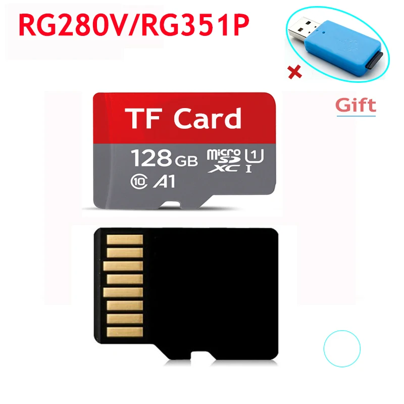 

Ретро игровая консоль RG280V, карта памяти 16 ГБ 32 ГБ 64 ГБ 128 ГБ, TF карта для RG350 RG350P RG350M RG280M PS1 MAME