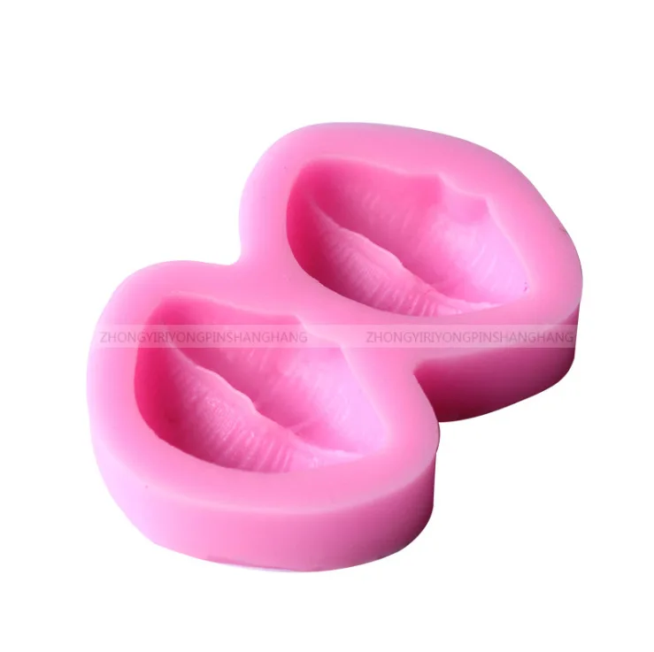 

New Sexy Two Lips DIY Cake Sugar Baking Mold Liquid Silicone Mold D117