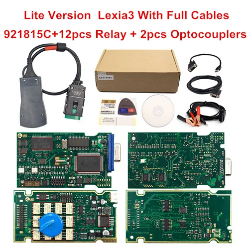 Lite Lexia Cables Lexia3 Psacom Psa-com Bluetooth автоматический диагностический сканер для peugeot, для Citroen Psa Com Замена Lexia-3 полный чип Pp2000 Diagbox - Цвет: Lite Lexia Cables