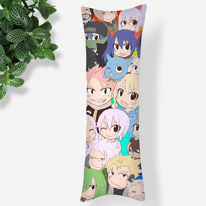 Домашний декор чехол для подушки с аниме Фея хвост 3D двухсторонний Шелковый