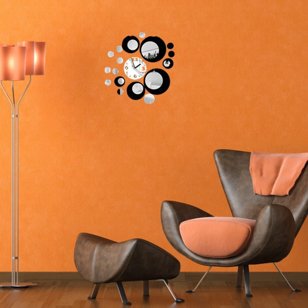 Продвижение 2019 Лидер продаж модные часы настоящий кварц настенные 3d акриловые