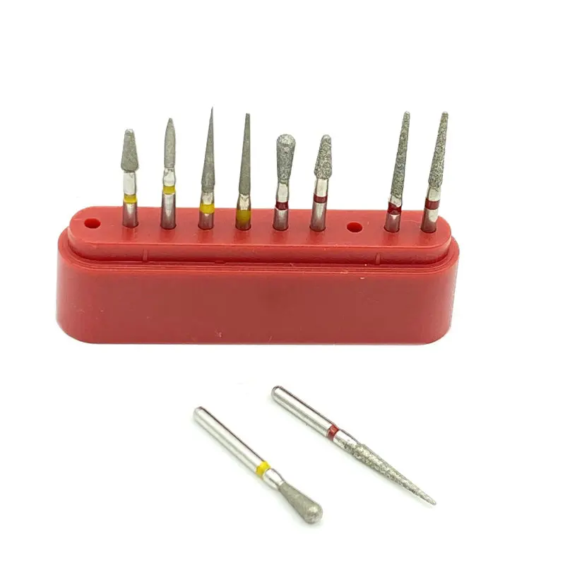 10 шт./компл. зубные алмазные Буры высокоскоростные инструменты для отбеливания 1 6