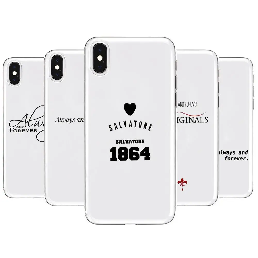 

The Vampire Diaries Anime Transparent Phone cover hull For SamSung Galaxy S8 S9 S10e S20 S21 S30 Plus S20 fe 5G Lite Ultra sof