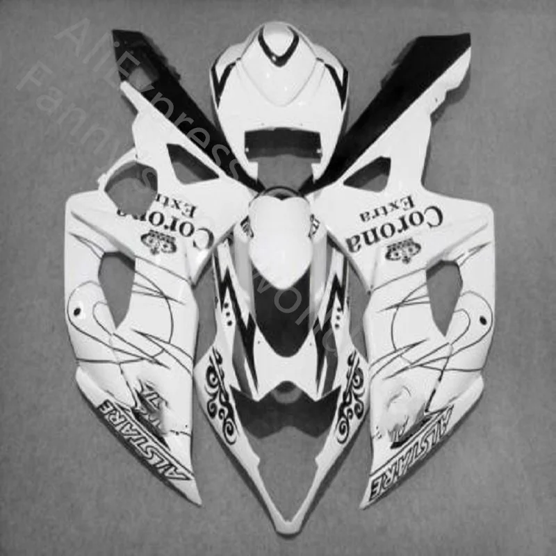 

New ABS Motorcycle fairing kit For SUZUKI GSXR1000 K5 2005-06 year Bodywork Injection mold white black