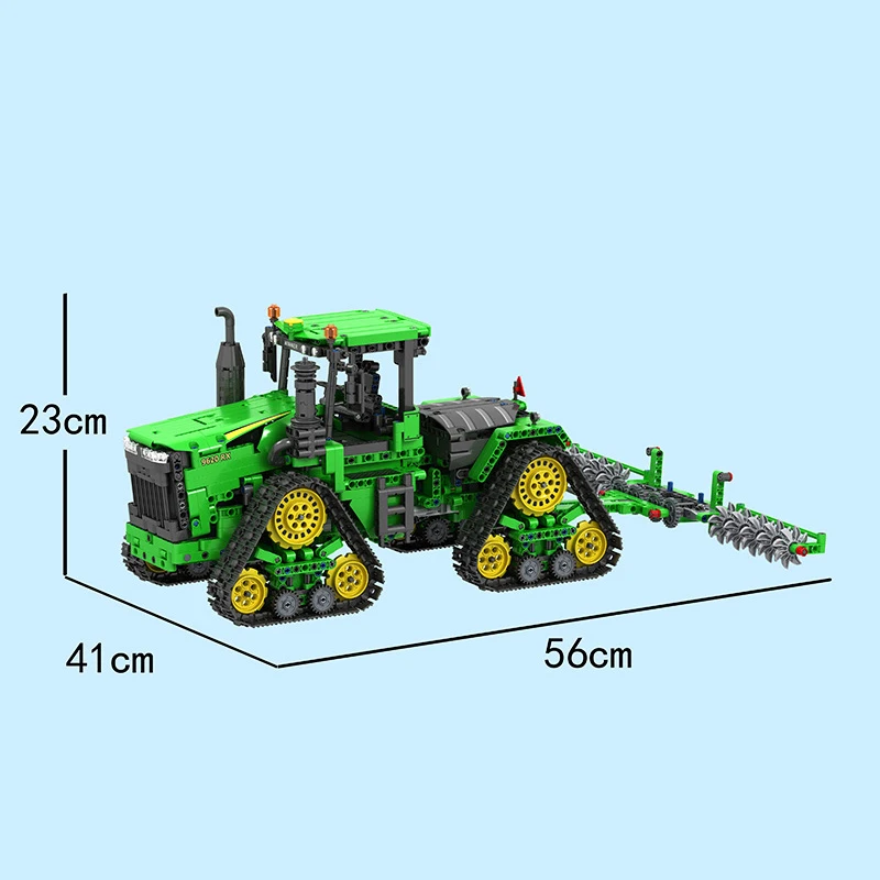 

High Difficulty Assembled Technical Series RC Excavator Tractor Machinery Car Model Building Blocks Bricks Toy For Children Gift
