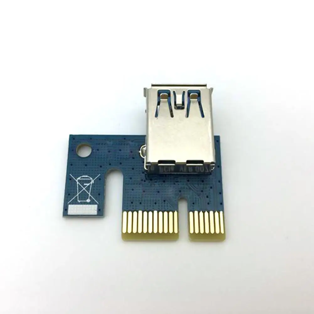 

USB 3,0 карта iser Express PCI-E 1x Райзер, карта расширения, адаптер для майнинга, не нужен драйвер для майнинга биткоинов