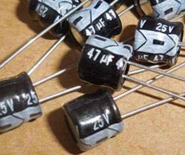 

50pcs/lot 25V 47UF 47uf 25v electrolytic capacitor 6*5mm high quality brand new