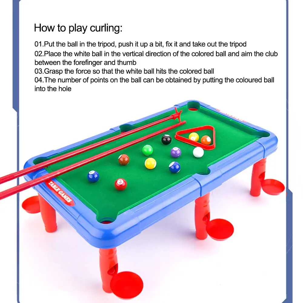 

Simulated Children Table Billiard Multifunctional Pool Table Parent-Child Interaction Toy And Gift For Indoor And Child Activity