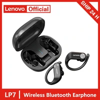 lenovo lp7 tws wireless bluetooth earphone noide reduction hifi sound stereo bass quality headphone ipx5 waterproof with mic