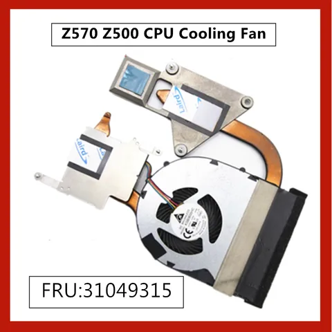 Подходит для кулера ЦП Lenovo ideapad Z570, радиатор в сборе, радиатор FRU:31049315