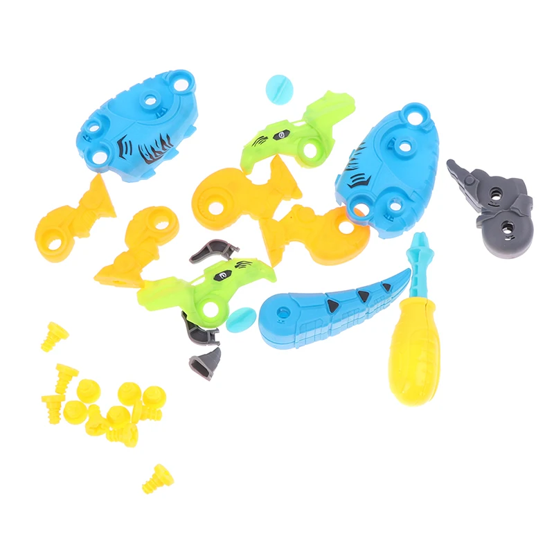 1 шт. детский самодельный разборный винт гайка Комбинированный сборка динозавр