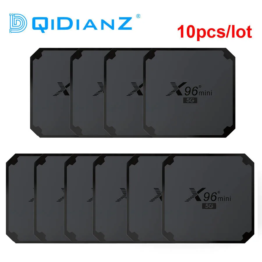 10 шт. X96 мини 5G Android 9 0 Amlogic S905W4 четырехъядерный 8 Гб 16 2 4G и WIIF телеприставка Mini Plus PK h96