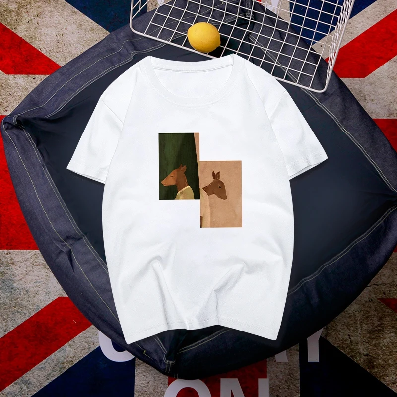 Новинка 2020 модная крутая женская футболка с принтом белые женские футболки