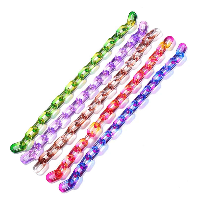 

2020 Chic Gradient color Arylic chain trendy women's Glasses chain holder lanyard accessories