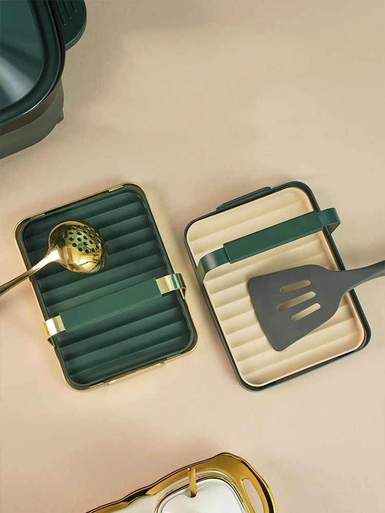 Кухонная стойка для крышек столешница двухцветная кованая Нескользящая съемная