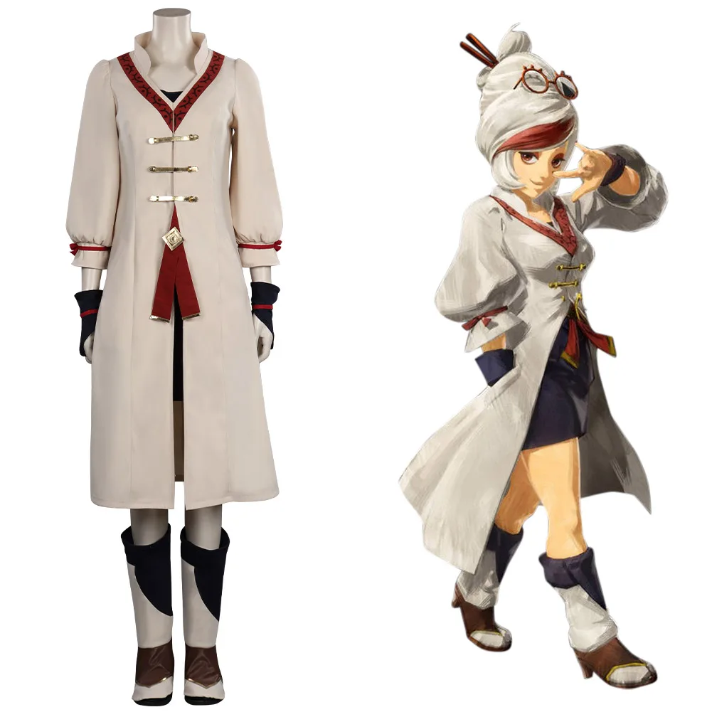 

Hyrule Warriors: Age of Calamity - Purah Cosplay Costume Outfits Halloween Carnival Suit
