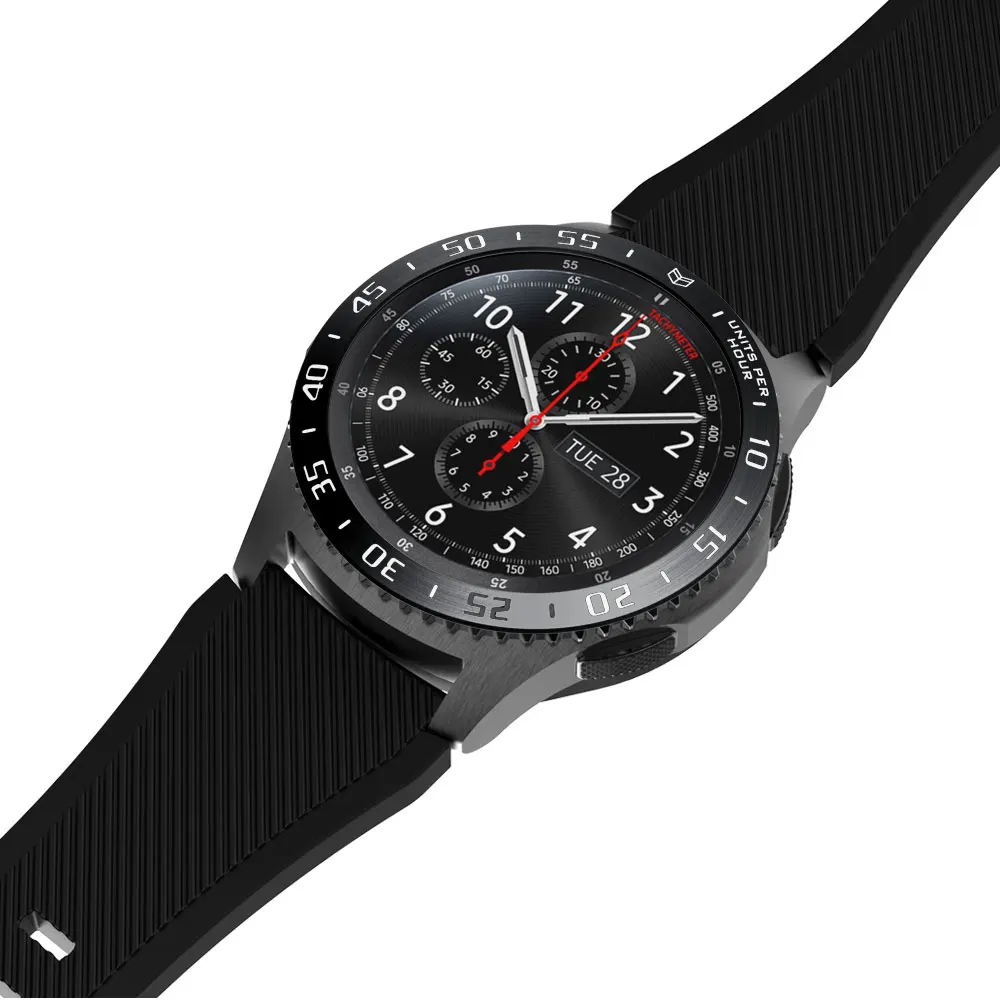 Для samsung gear S3 Frontier браслет из нержавеющей стали ремешок матч ободок кольцо чехол Крышка чешуя дракона браслет из металлического сплава ремешок для часов