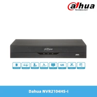 dahua 4 channel compact 1u 4k smart 265 wizsense network video recorder 1080p no poe port ip dvr nvr2104hs i