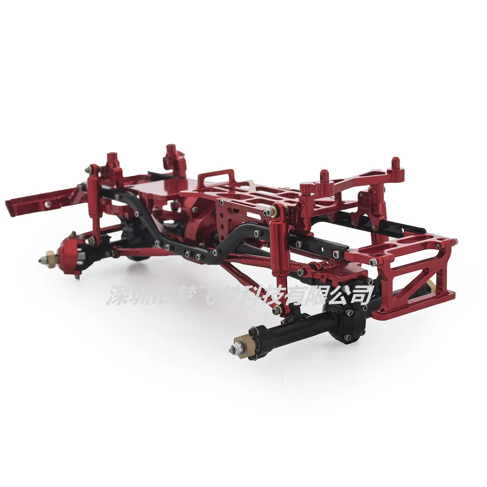 

Модель 1/24 года, модель автомобиля Axial SCX24 C10 90081, металлическая рама автомобиля, красные, черные, Серебристые цвета