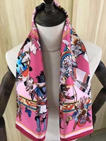 2021 new arrival winter autumn pink 100 pure silk scarf twill hand made roll 9090 cm shawl wrap for women lady