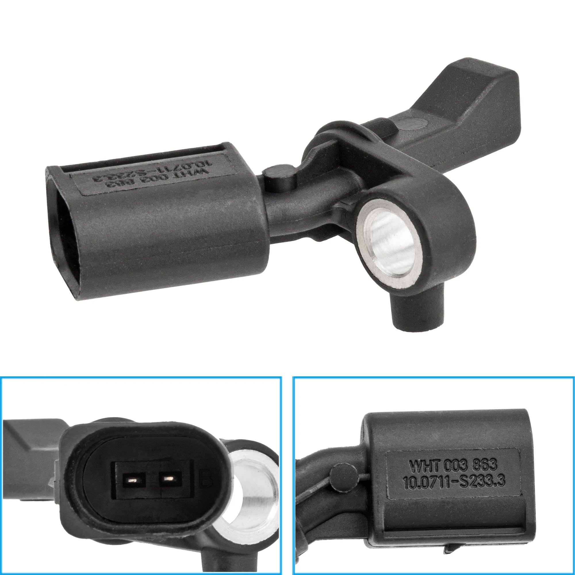 

Задний левый датчик скорости колес из АБС-пластика WHT003863 для Audi A3 Q3 RS3 S3 TT VW Golf GTI Jetta Tiguan