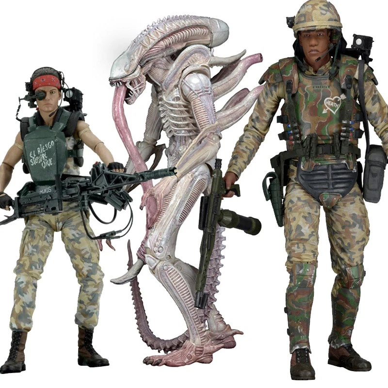 Экшн-фигурка Alien vs Predator NECA Albino персональный Дрон Ricco Frost ПВХ экшн-фигурка Xenomorph