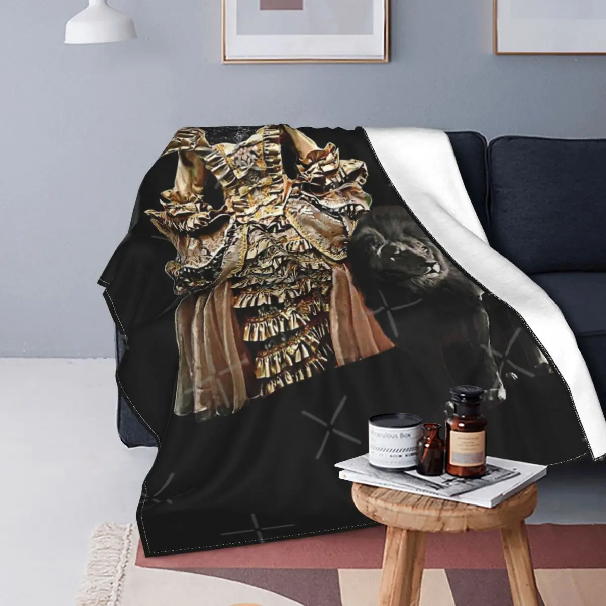 

Manta de bola para cama, manta a cuadros de Anime, Sudadera con capucha, manta en la cama