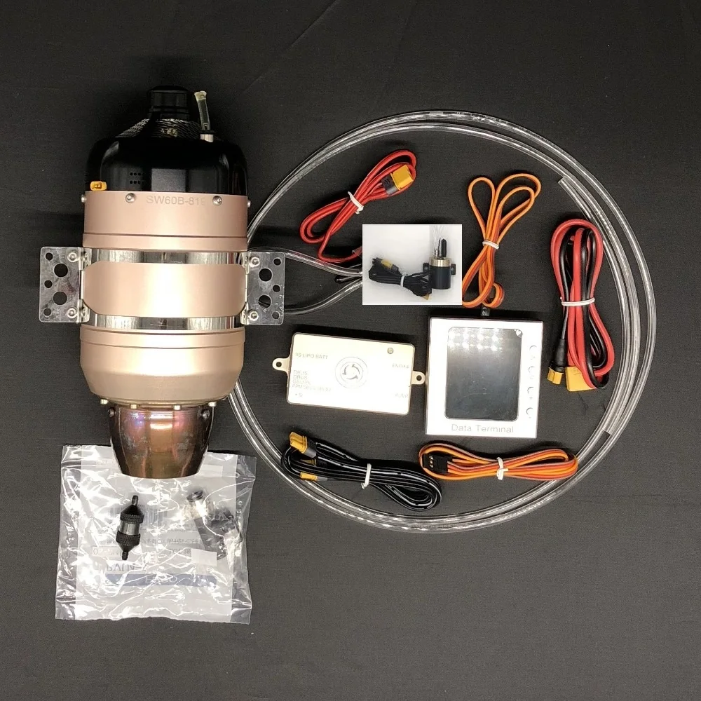 HSD хобби Swiwin SW60B бесщеточный турбинный двигатель Jet Turbojet 6 кг бесщеточная