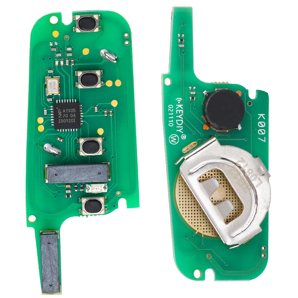 

ZB12-3/ZB12-4 Universal KEYDIY KD Smart Key Flip Remote for KD-X2 KD Car Key Remote Replacement Fit More than 2000 Models ZB12-3