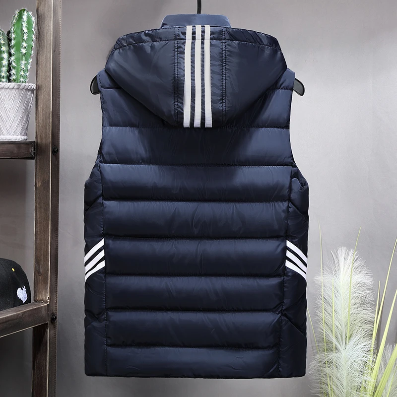 Plus Size 8XL 7XL 6XL 5XL 4XL New Casual Vest Men Autumn Jackets Thick Vests Man Sleeveless Coats Male Warm Waistcoat men