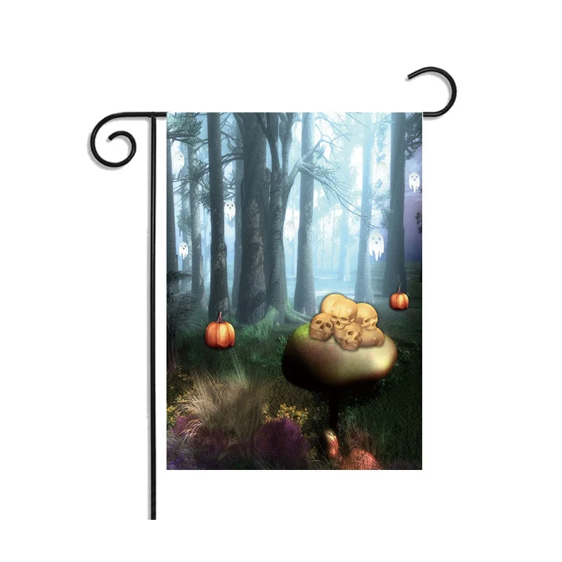 

Home Decorative Spooky Halloween Garden Flag Winter Seasonal Holiday Garden Yard Decorations