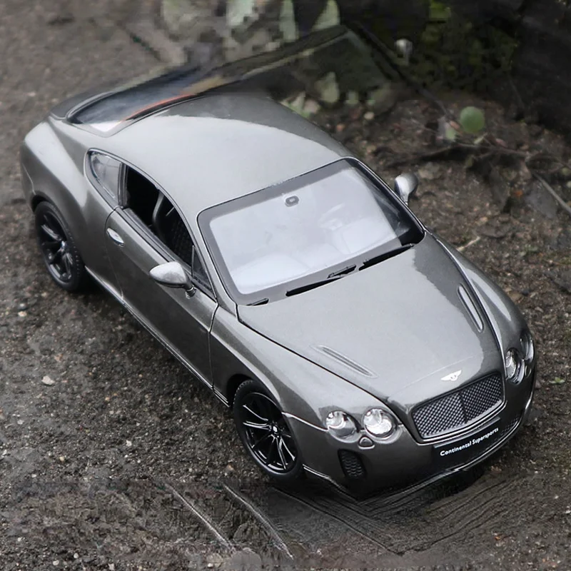 

Лидер продаж 2021, Welly 1:24 Bentley Continental GT, Игрушечная модель автомобиля, модель автомобиля из сплава, рождественские подарки