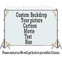 Disney Customize Backdrops Personalized Background Cartoon Design Your Kids Photo Name Age On Background Text Changed Print