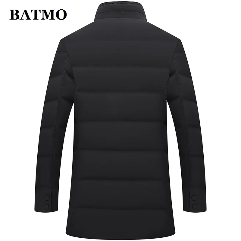 BATMO 2019 Новое поступление зимние мужские пуховики из 90% утиного пуха с воротником