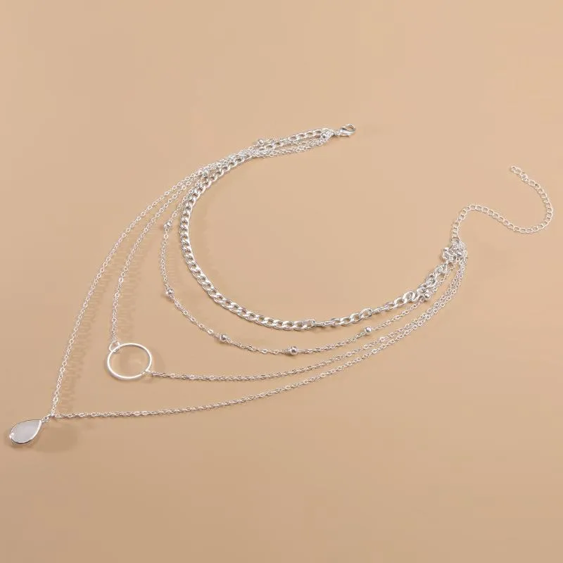 

Ожерелье женское многослойное, в готическом стиле