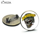 Забавный крутой мультяшный солдат, значок на лацкан, Значки для рюкзака, унисекс, ювелирные изделия, брошь, украшение, подарок