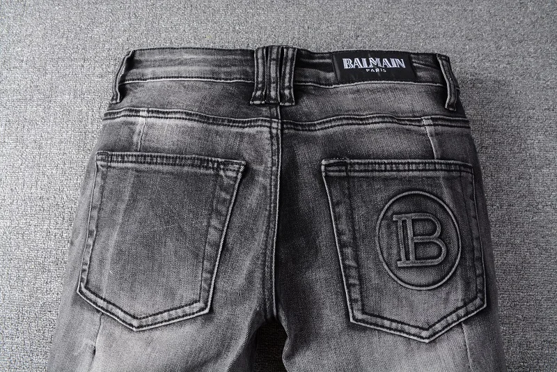 

2021 New Designer BALMAIN Denim Jeans Holes Trousers Pants Biker Jeans HOMME Ripped Jeans COOLGUY Jeans Men Pants 1091