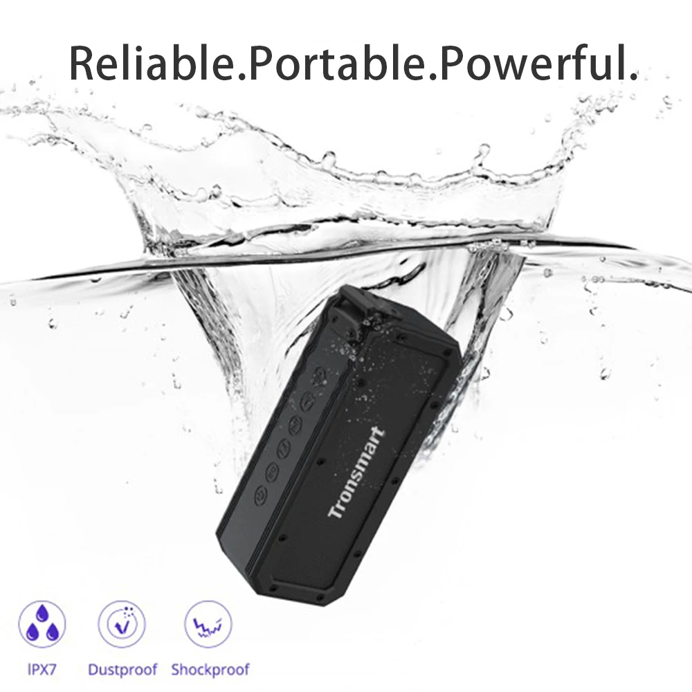 40 Вт Tronsmarts элемент силы+ BT Динамик NFC Tri-бас стерео сабвуфер IPX7 Водонепроницаемый