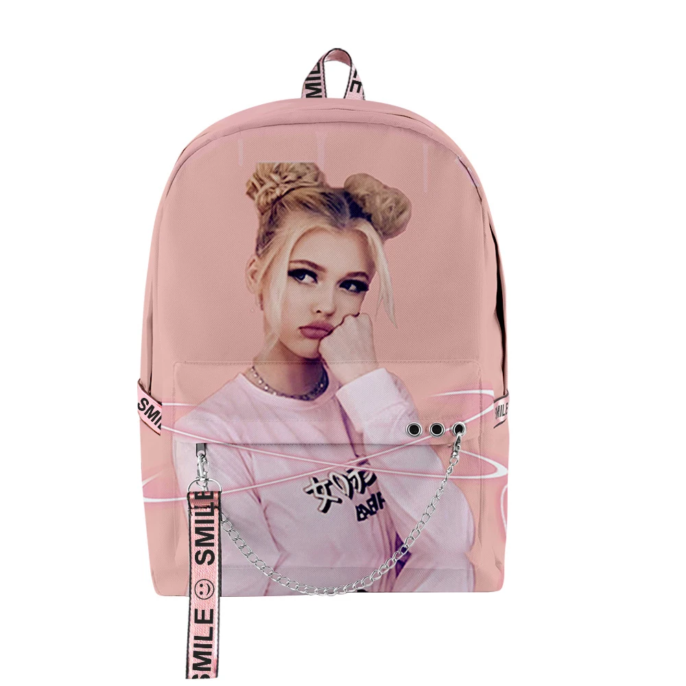 

Loren Gray Cartoon Pattern Large Capacity Student Backpack