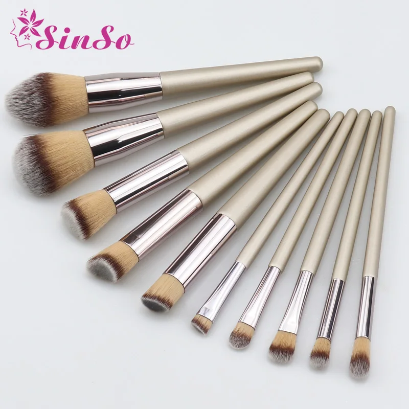 SinSo набор кистей для макияжа 1/4/10 шт профессиональный макияж кисти основы пудры