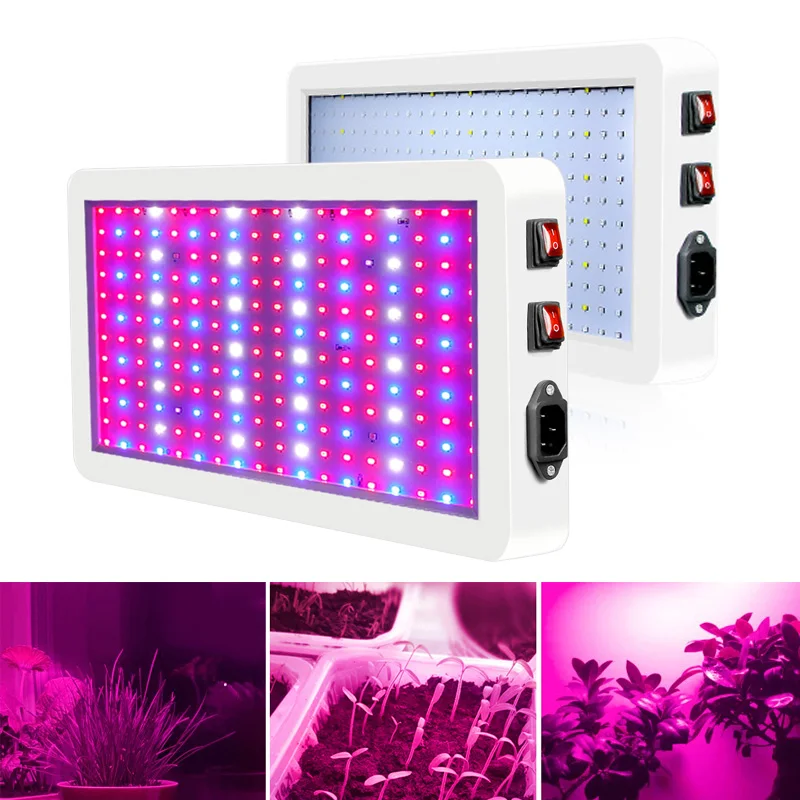 

LED Grow Light for Indoor Plants 100W 200W Phyto Growth Lamp Phytolamp AC85-265V LED Growing Lamps For Seedling Vegetable Flower