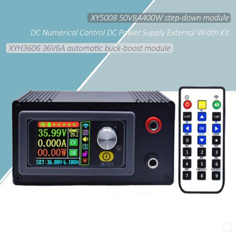

XY5008/XYH3606 CNC Adjustable Regulated power supply DC Buck Converter CC CV 0-50V 6A 8A 216W 400W Power Module WIFF APP