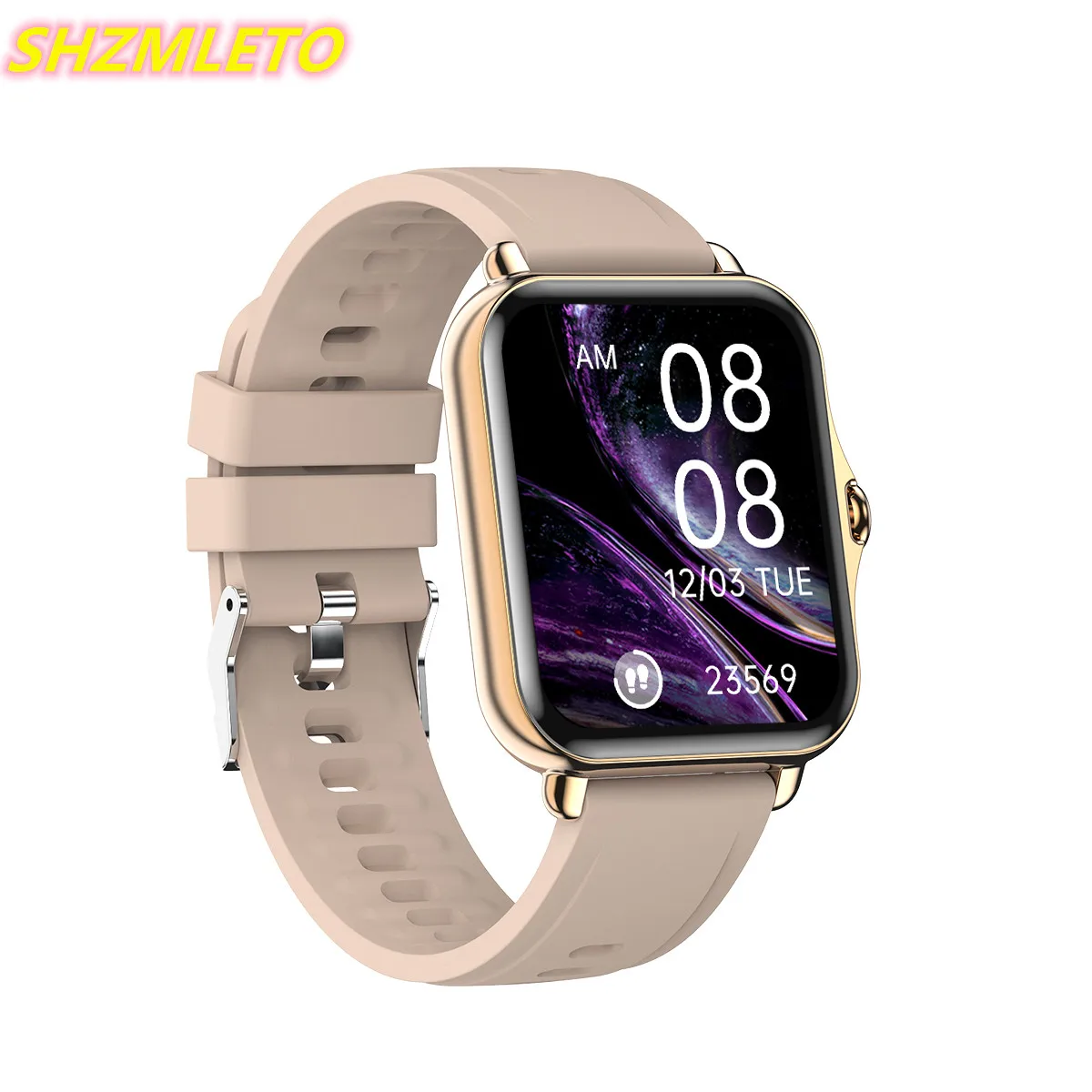 

Смарт-часы мужские, с большим экраном, Bluetooth-совместимым циферблатом, пульсометром, тонометром, мониторингом ЭКГ