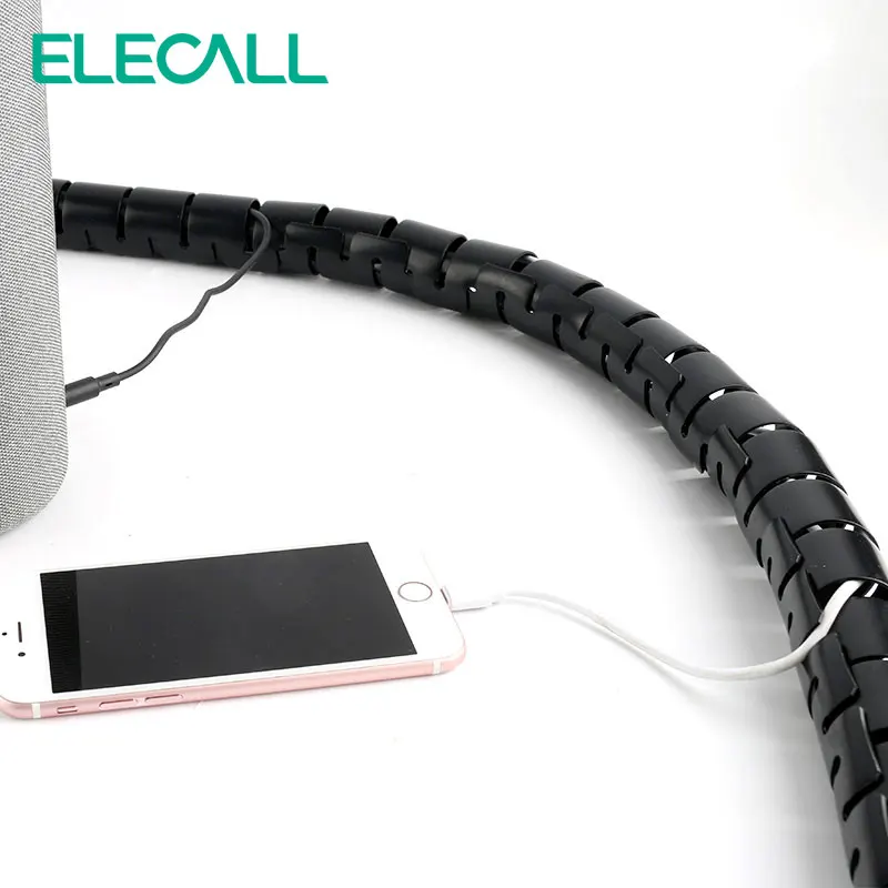 ELECALL органайзер для проволочных кабелей намотчик линий данных протектор зажимы