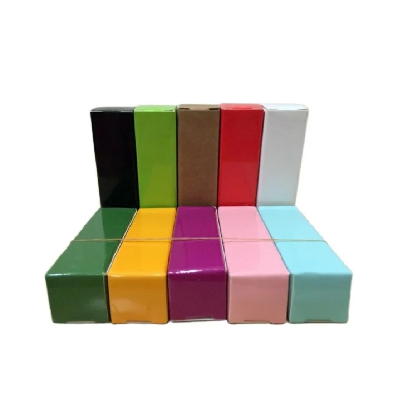 150 шт./лот красочная упаковочная коробка для губ бумажная бальзама красивая