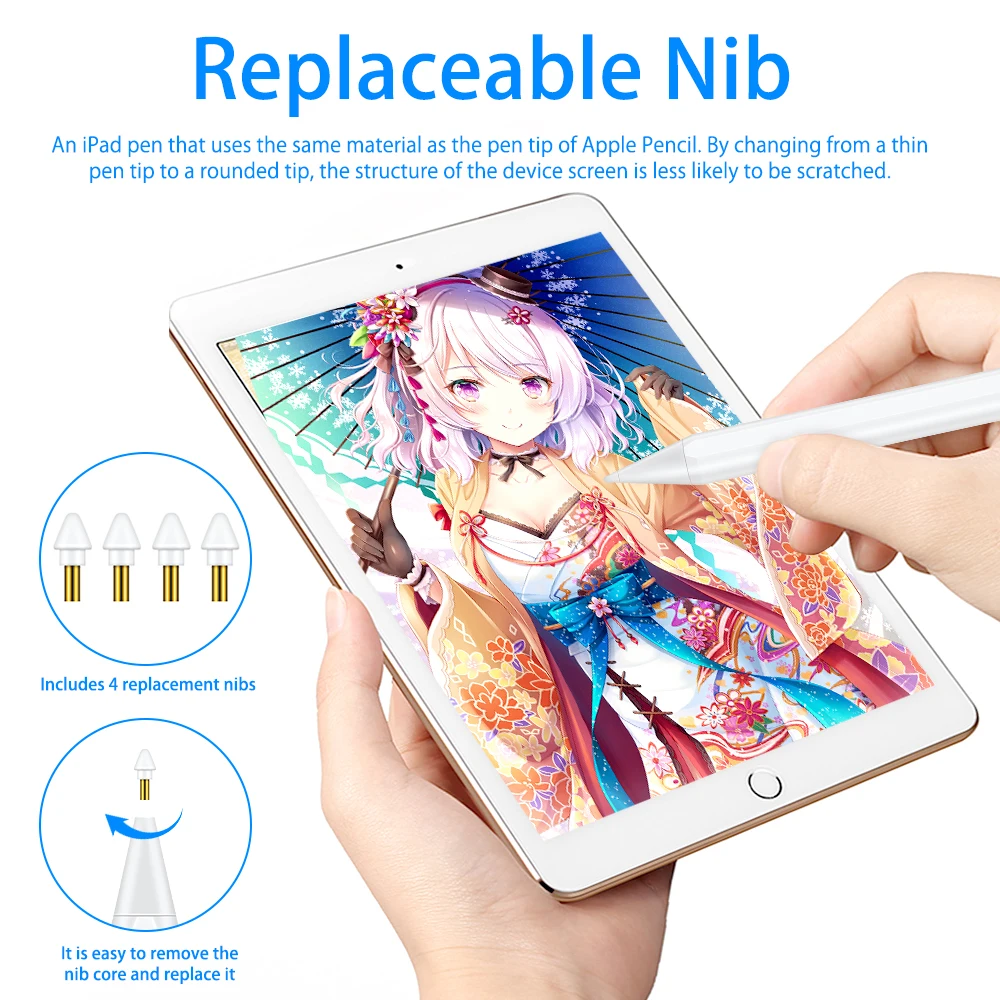Карандаш для Apple iPad стилус Pro 11 12 9 2020 ipad 7-го 8-го поколения mini 5 Air 3 4 отклонение