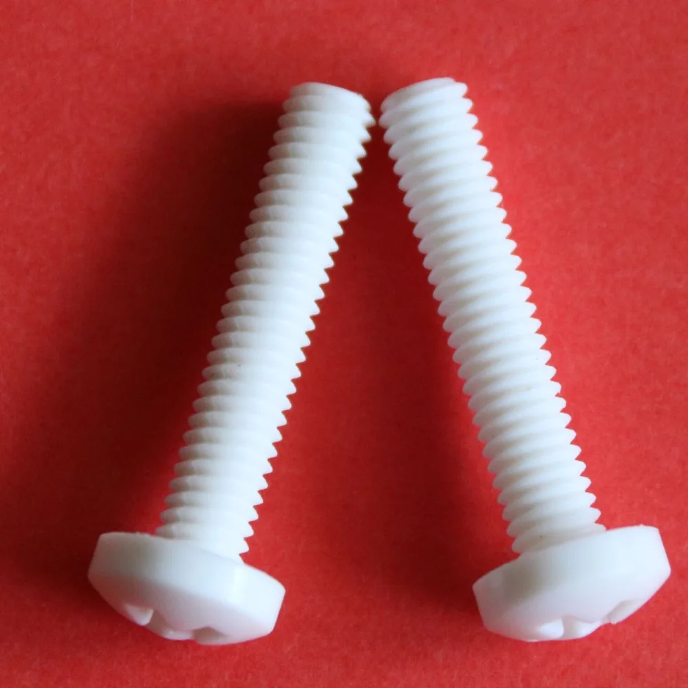 

20PCS M2 M3 M4 M5 M6 M8 M10 PP Polypropylene Cross Recessed Pan Head Screw Acid Resistant Alkali Resistance Preservative SCREW